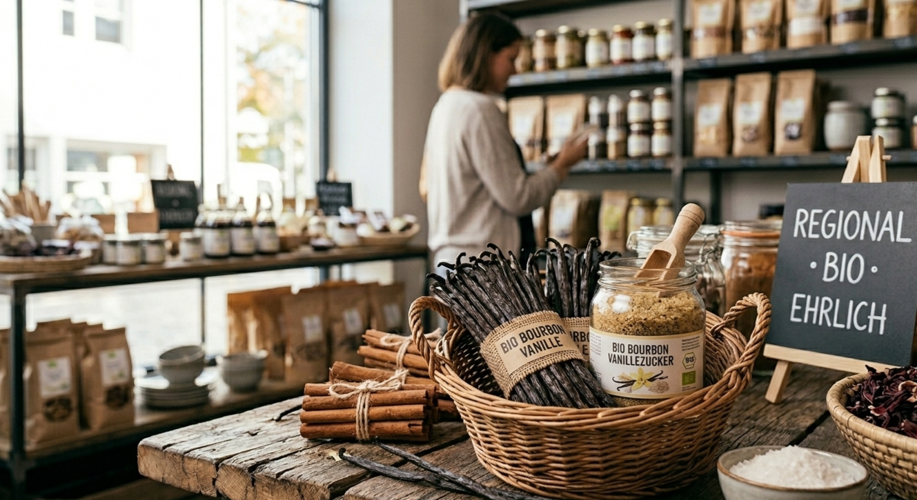 Beste zertifizierte Vanille für Naturkosthandel